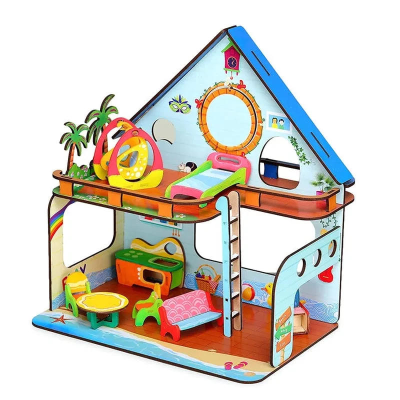 Beachvilla The Weekend Escape All Side Play Doll House