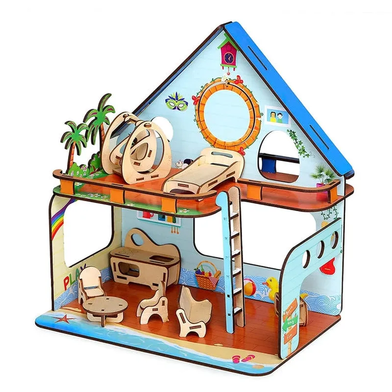 Beachvilla The Weekend Escape All Side Play Doll House