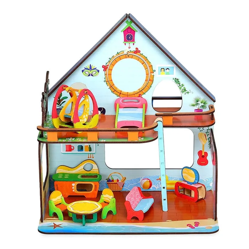 Beachvilla The Weekend Escape All Side Play Doll House