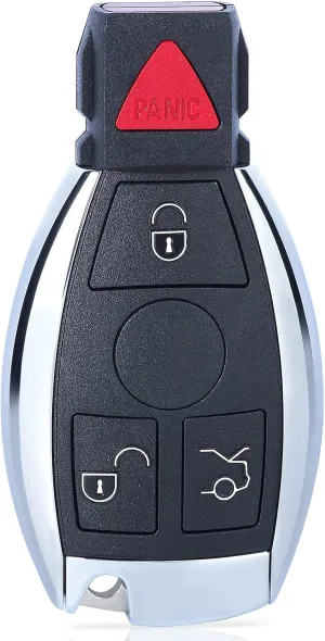 Beefunny 315MHz Smart 3 1 4 Button Replacement Remote Key Fob for Mercedes-Benz Support NEC & BGA 2000-2014 Year, 705 Moto