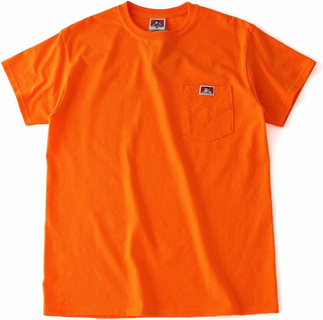 Ben Davis Men's Short Sleeve Heavyweight Pocket T-Shirt
