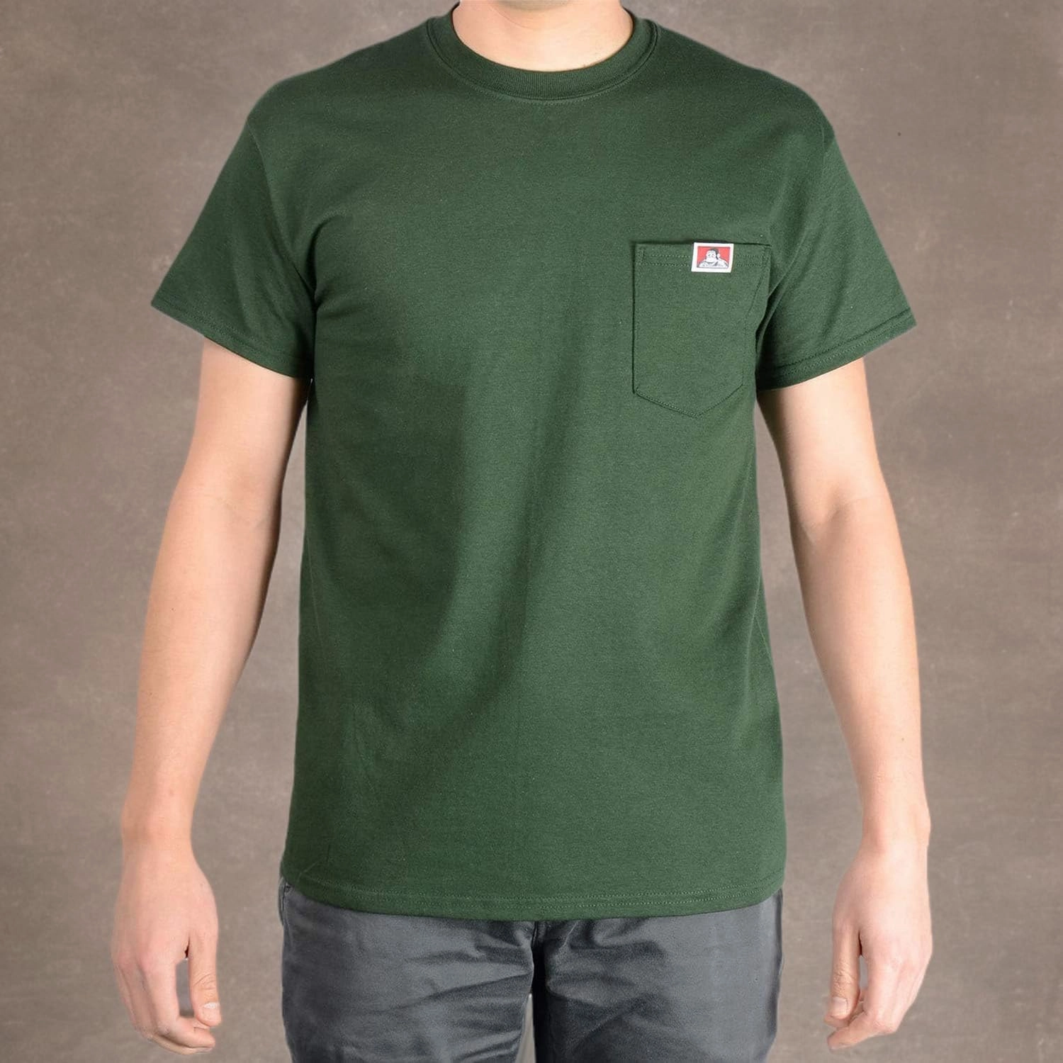 Ben Davis Men's Short Sleeve Heavyweight Pocket T-Shirt