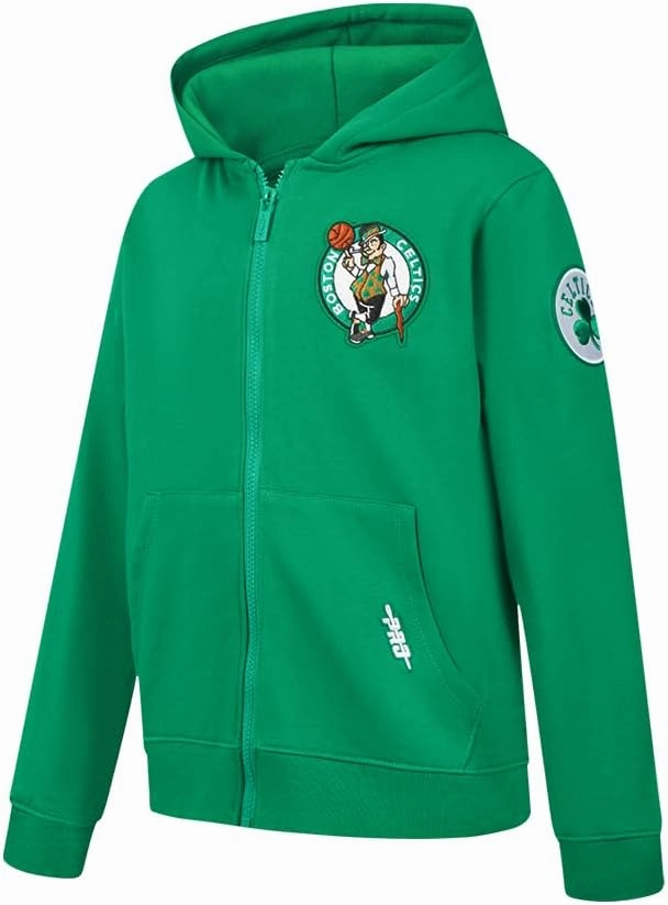 Big Boys NBA Classic Chenille Fleece Full Zip Hoodie