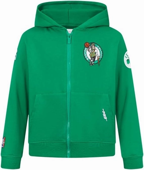 Big Boys NBA Classic Chenille Fleece Full Zip Hoodie