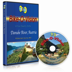 Bike-O-Vision - Danube River - Virtual Cycling Adventure - Perfect for Indoor Cycling and Treadmill Workouts - Cardio Fitness Scenery Video