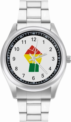 Bolivia Flag Resist Casual Wrist Watches for Men Classic Business Dress Watch Big Face for Work Gym