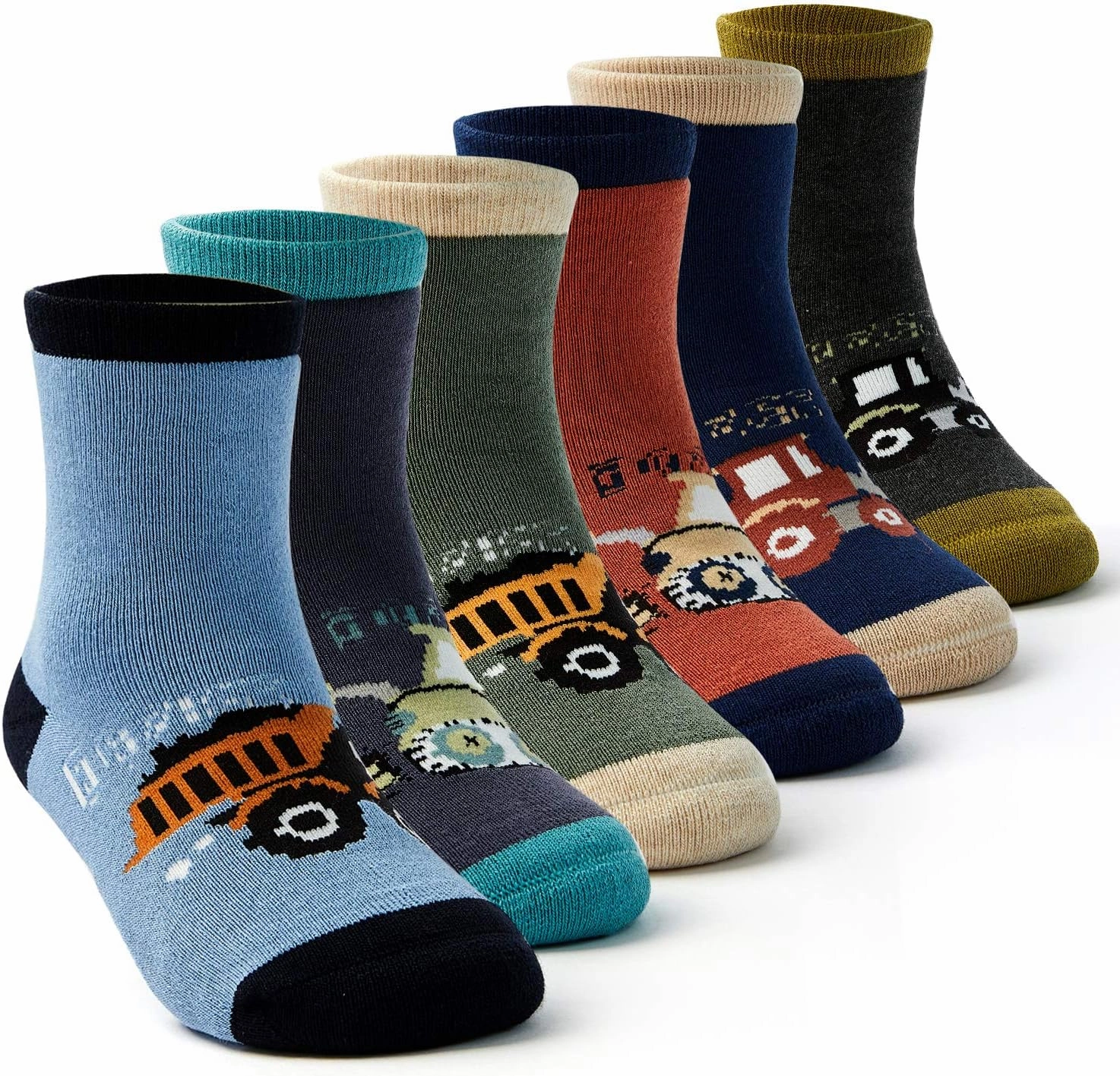 Boys Winter Warm Socks Kids Cotton Crew Socks Cartoon Crew Socks For Boys