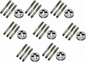 BSF Tap and Die Set 3/16" to 3/4" 32 Pieces British Standard Fine Set for Classic and Vintage Car/Bike Restoration