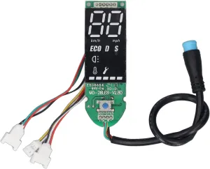 BT Dashboard Circuit Board Replacement Electric Scooter Meter Board with Connector for M365 Pro Electric Scooter Speed Mileage Display