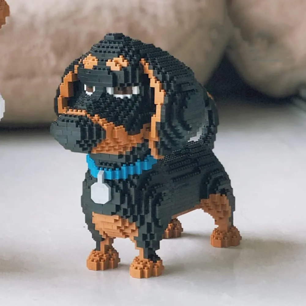 Building Block Animals Mini Dog Micro Dogs Animal Set DIY 3D Toys Bricks for Kids Or Adult 2100 Pieces