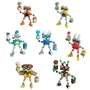 Buildmoc Building Blocks Toy Choir-Cute Singing Combination Children Assembling Building Blocks Toys
