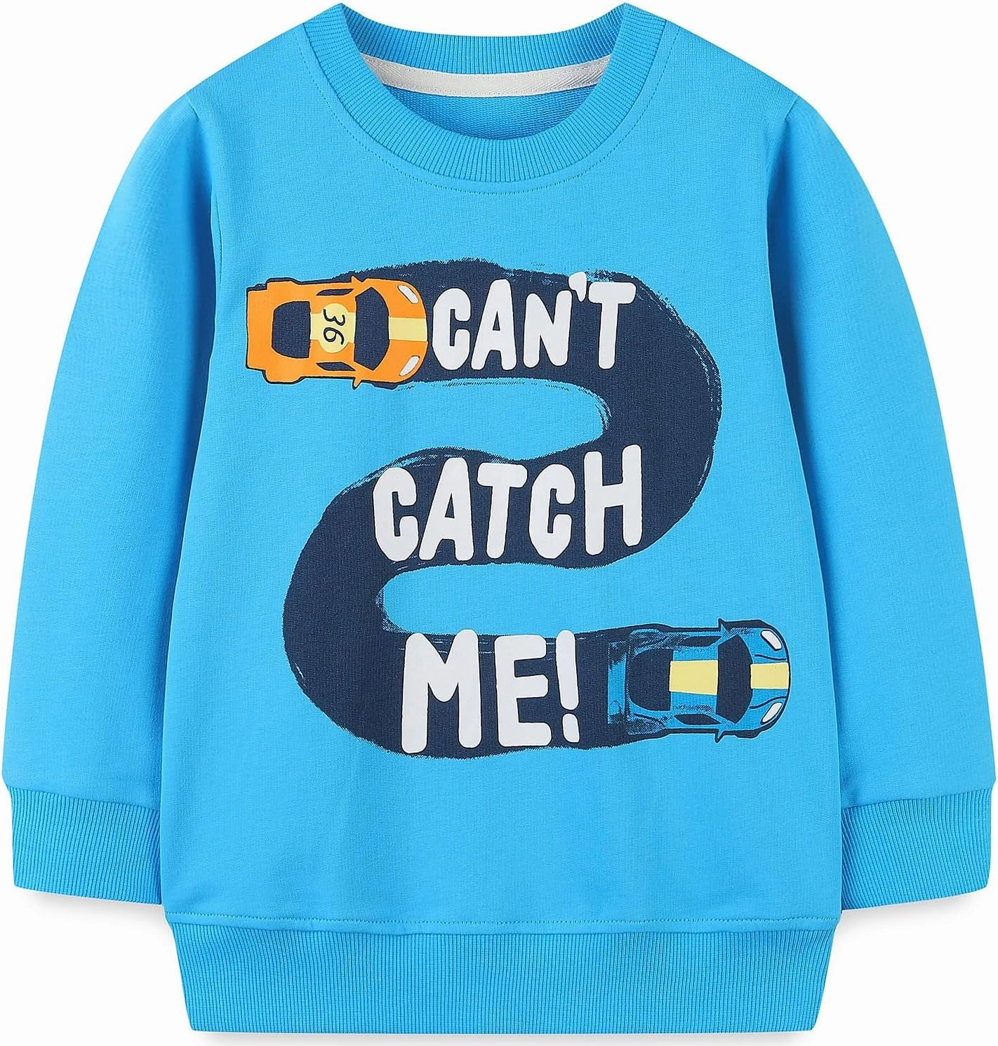 Bumeex Toddler Boy's Kids Crewneck Pullover Sweatshirts 2-7Year