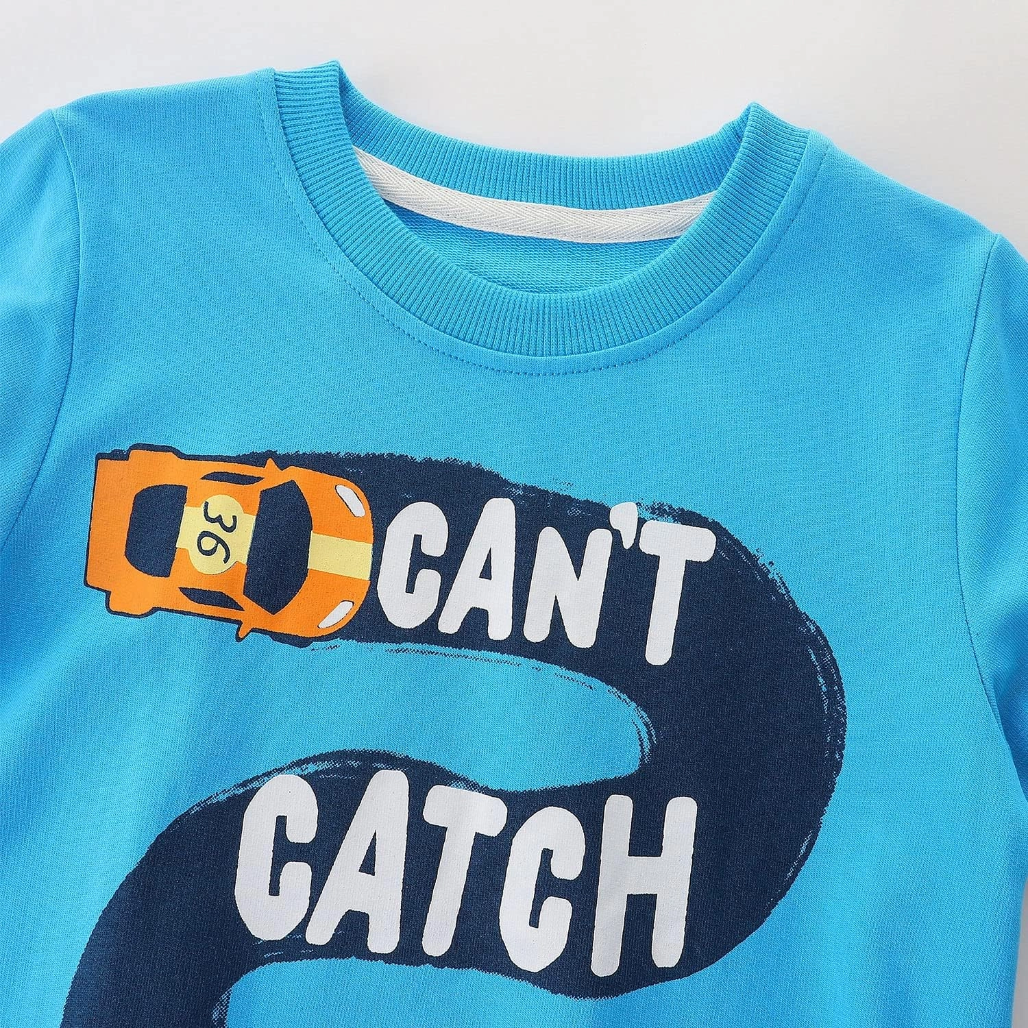 Bumeex Toddler Boy's Kids Crewneck Pullover Sweatshirts 2-7Year