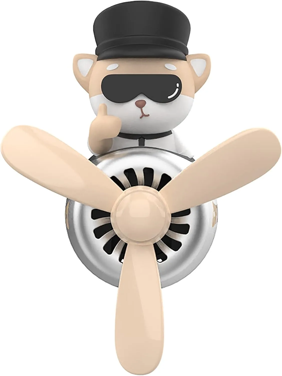 Car Air Fresheners Cartoon Pilot Automotive Air Outlet Propeller Cute Car Diffuser Creative Car Perfume Decoration for Car Vent Clips Car Vent Clip Air Freshener Accessories for Women Men