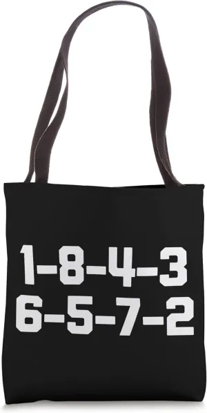 Car Guy T-Shirt Funny V8 Engine Firing Order Auto Mechanic Tote Bag