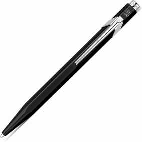 Caran d'Ache 849 Metal Range Ball Pen - Black with Black Cartridge
