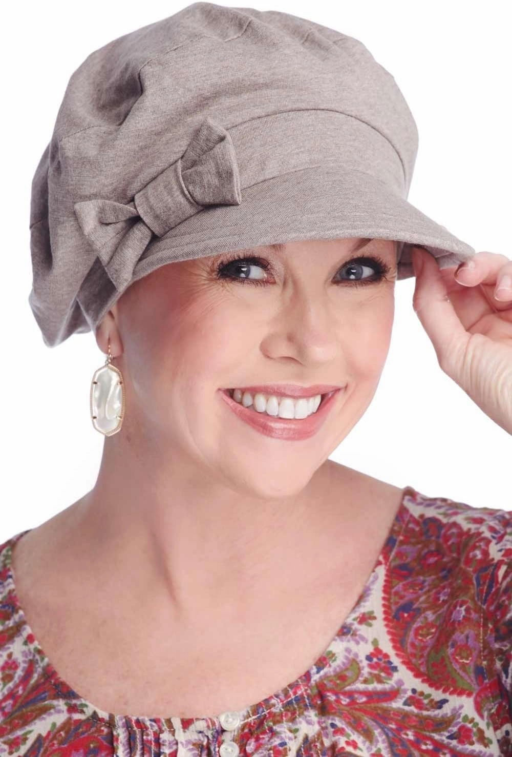 Cardani 100% Cotton Ball Cap with Detachable Bow Versatility Hat - UPF 50  Sun Protection