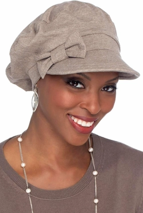 Cardani 100% Cotton Ball Cap with Detachable Bow Versatility Hat - UPF 50  Sun Protection