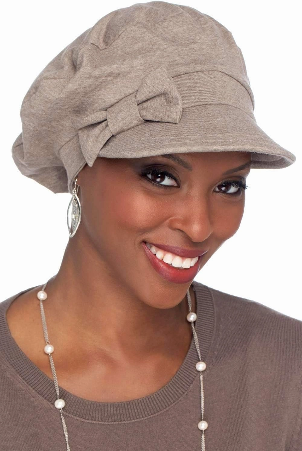 Cardani 100% Cotton Ball Cap with Detachable Bow Versatility Hat - UPF 50  Sun Protection