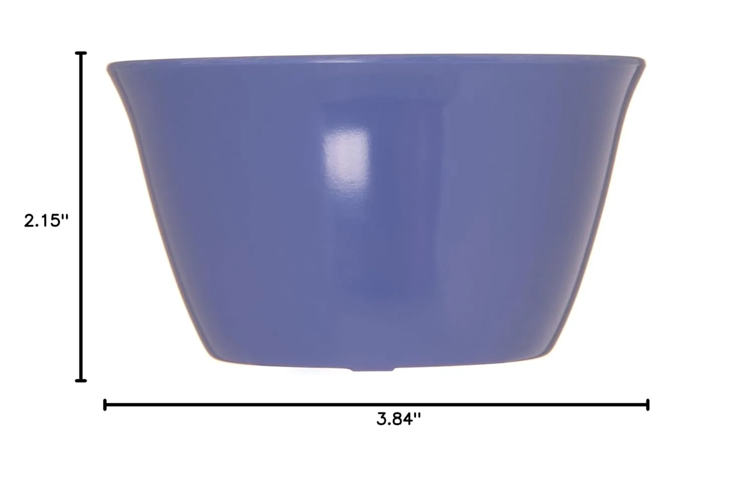 Carlisle FoodService Products Dallas Ware Reusable Plastic Bowl Bouillon Cup Bowl for Home and Restaurant, Melamine, 8 Ounces, Ocean Blue, (Pack of 24)