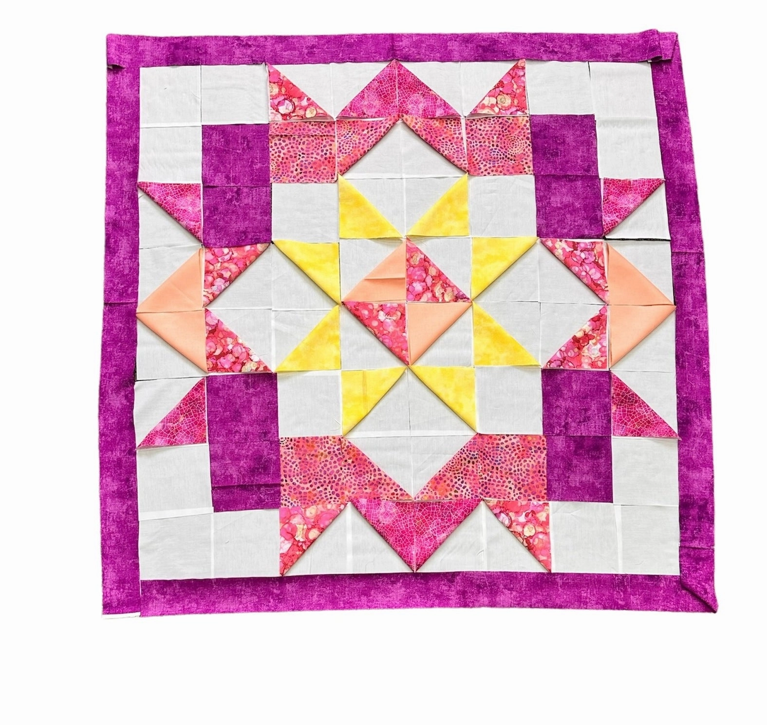 Carpenter Star Variation queen size quilt kit 87”all pre cut Northcott and Camelot fabrics premium fabrics top pattern and binding !