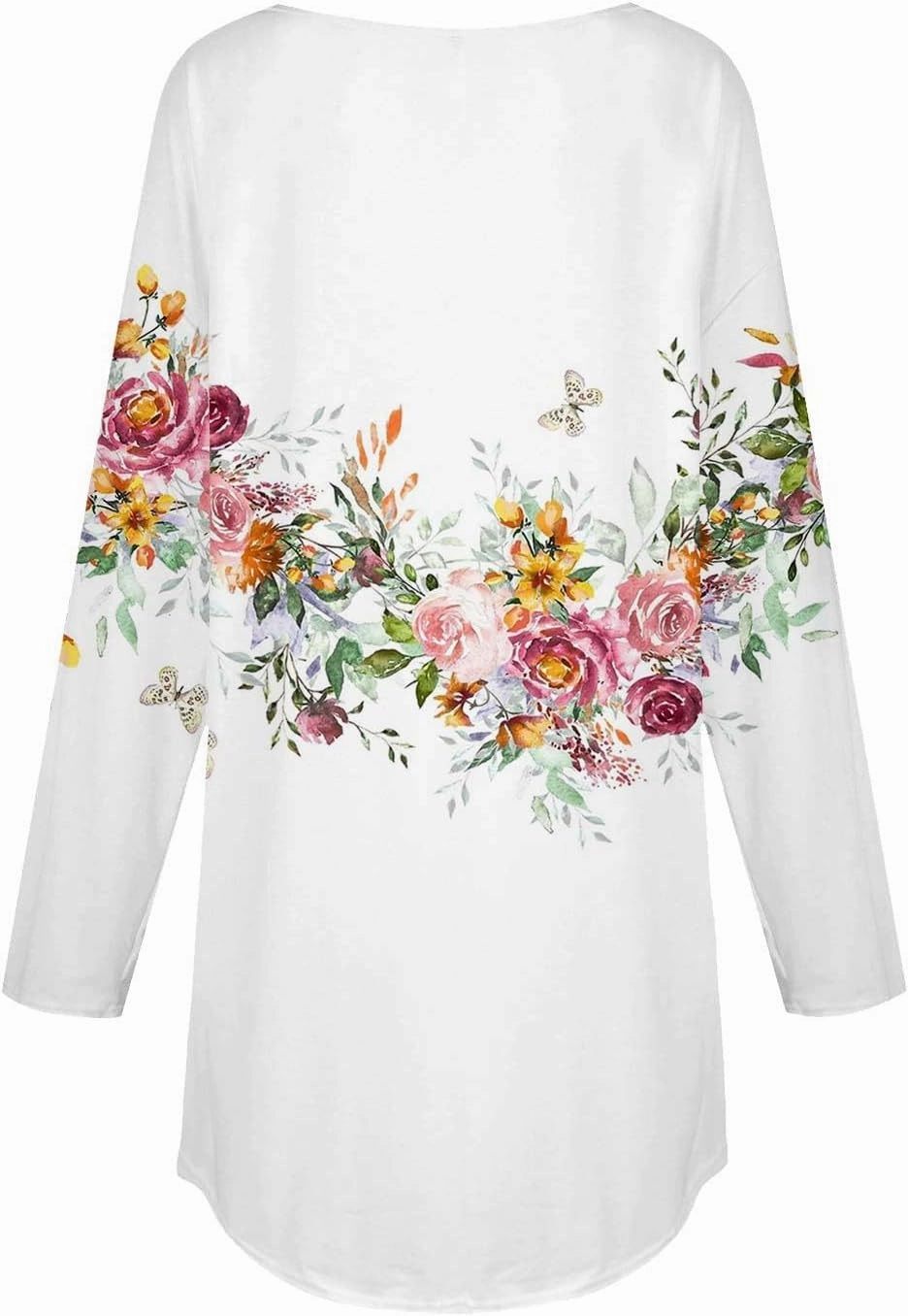 Ceboyel Women's Long Sleeve Tops 2023 Dressy Causal Shirts Tees Trendy Going Out Blouse Tunics Cute Fall Ladies Clothing 2023
