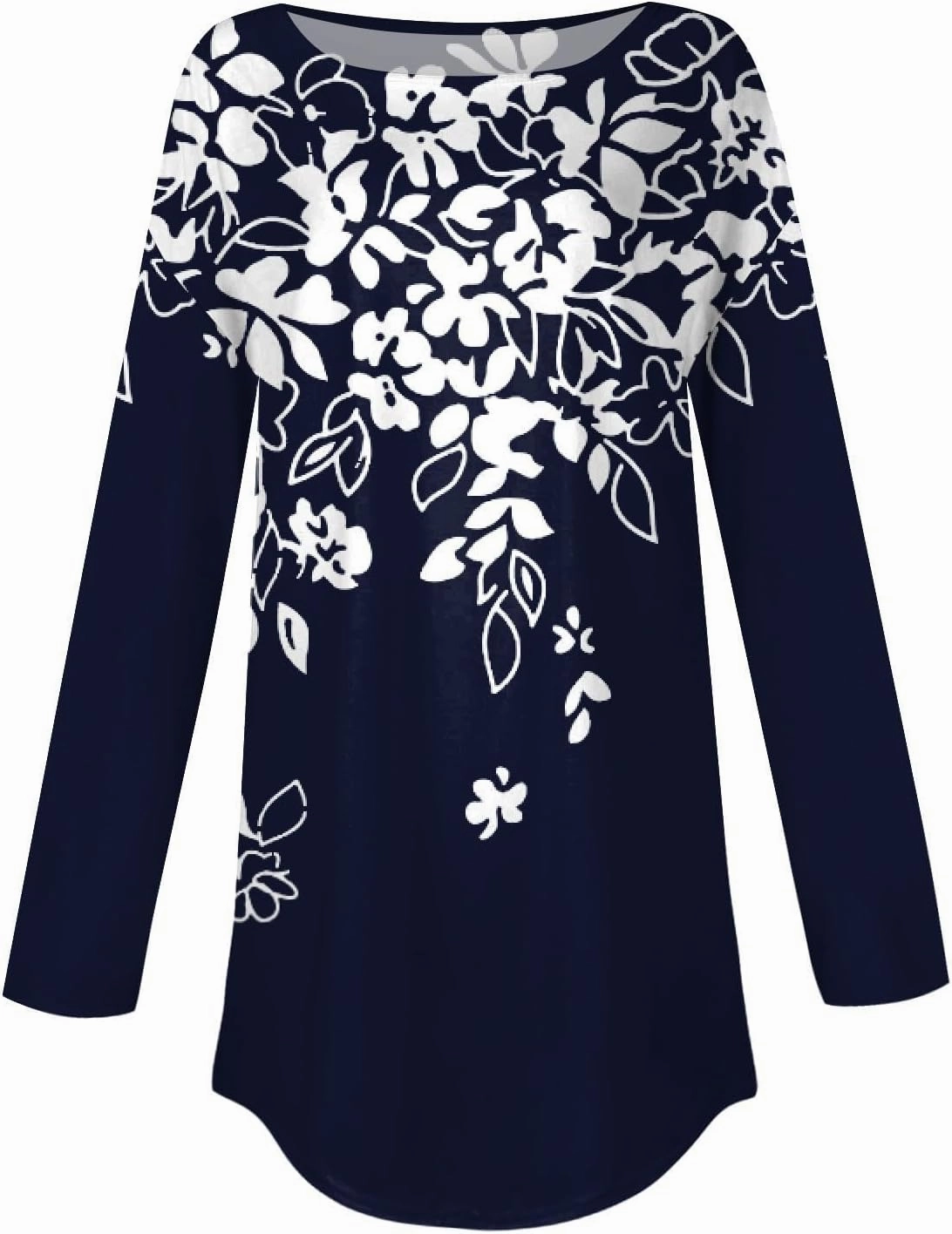 Ceboyel Women's Long Sleeve Tops 2023 Dressy Causal Shirts Tees Trendy Going Out Blouse Tunics Cute Fall Ladies Clothing 2023
