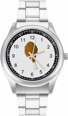 Chicken Legs Casual Wrist Watches for Men Classic Business Dress Watch Big Face for Work Gym
