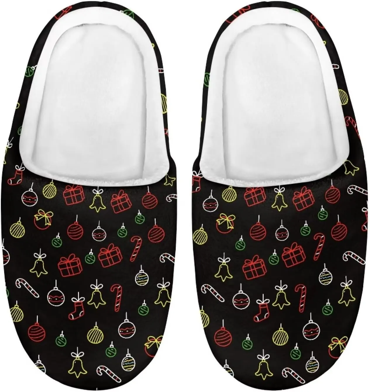 Christmas Slippers for Family Christmas Slippers Matching Sets Reindeer Christmas House Santa Claus Slippers Funny Christmas Slippers