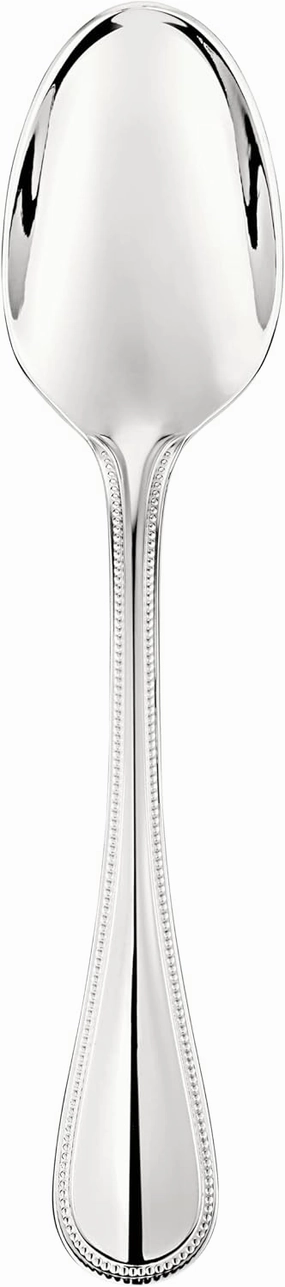 Christofle Perles 2 Stainless Steel Set of 6 Table Spoons #2405002