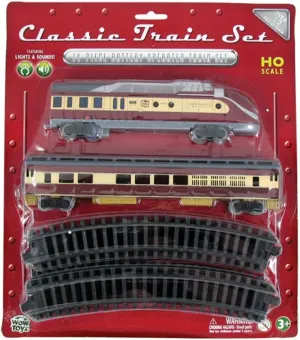Classic Train Set - Diesel Engine with Passenger Car