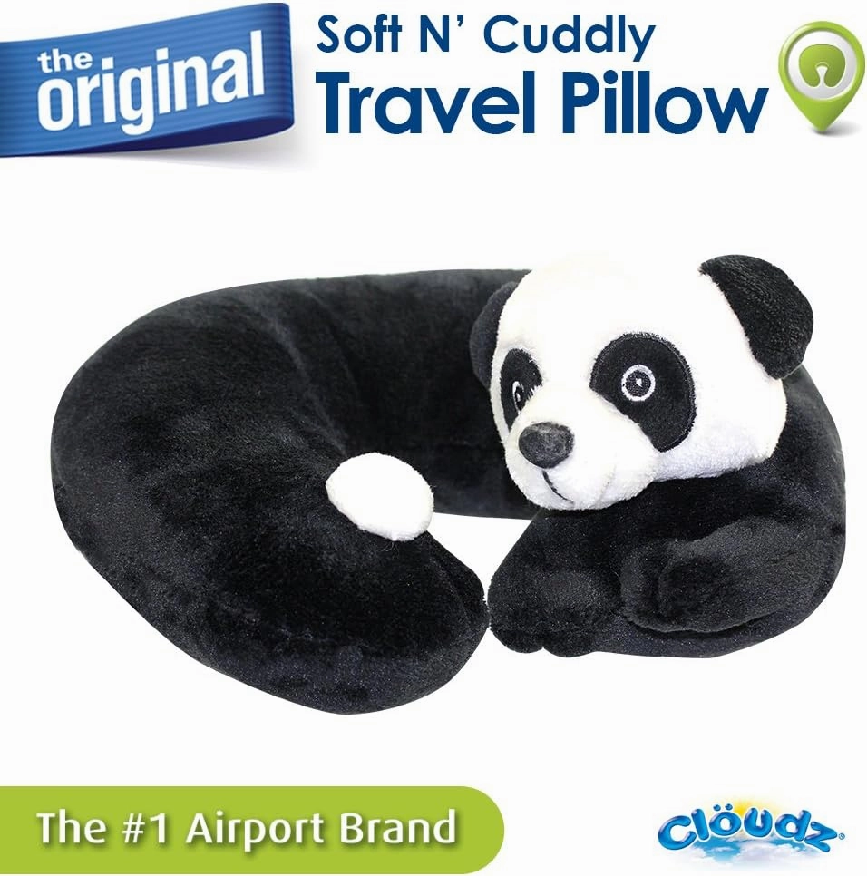 Cloudz Kids Plush Animal Neck Pillow - Panda
