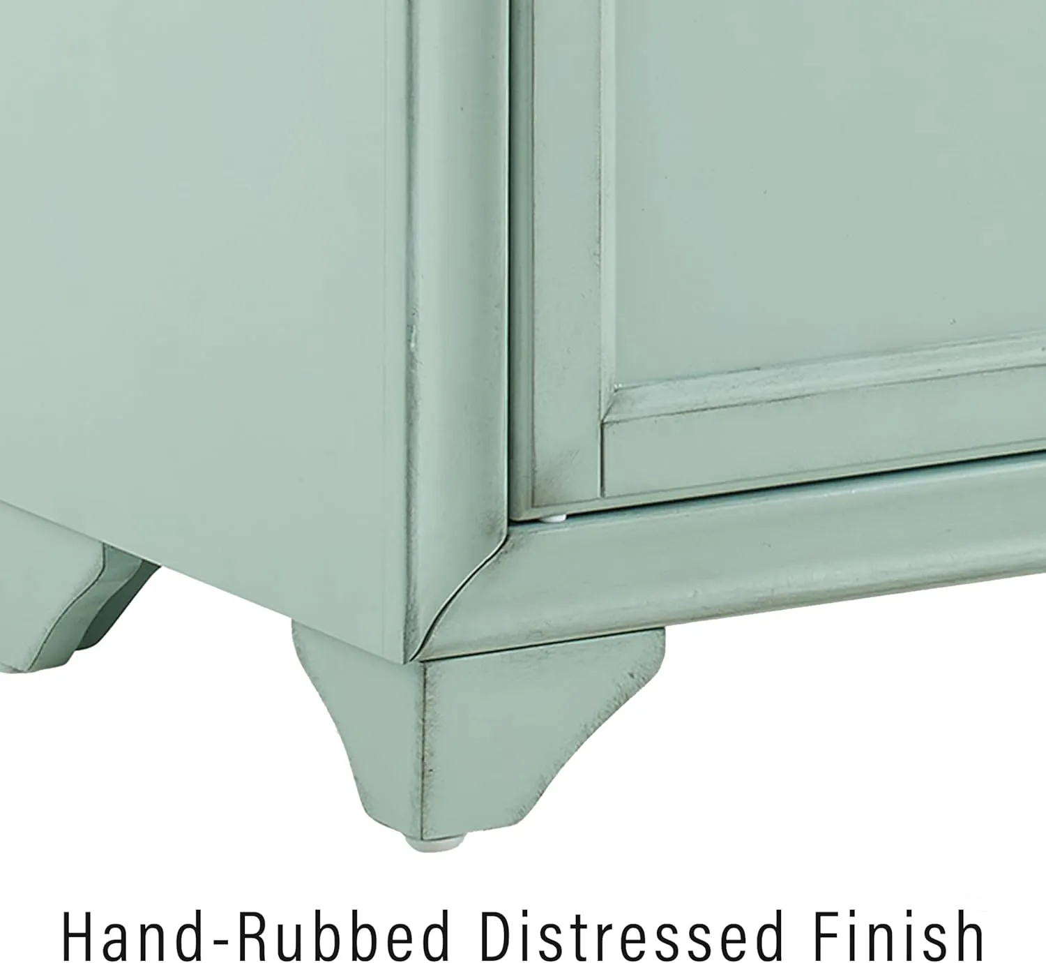 Crosley Furniture Tara 2-Piece Pantry Storage Cabinet Set with Shelves, Kitchen, Dining, or Laundry Room, Distressed Seafoam Blue