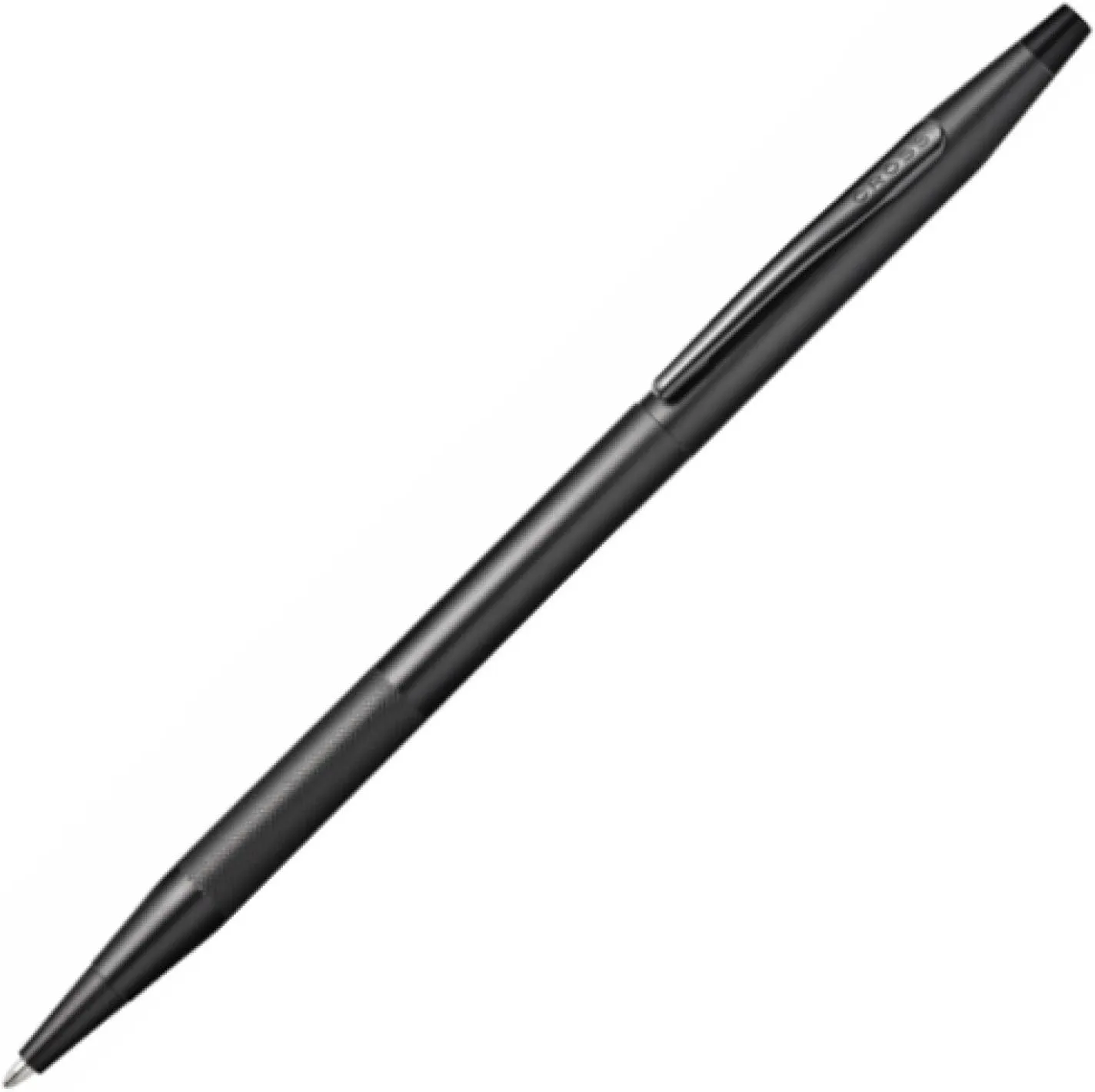 Cross Classic Century Refillable Ballpoint Pen Presented in a Luxury Gift Box - Medium Point, Black Ink, Black Micro-knurl