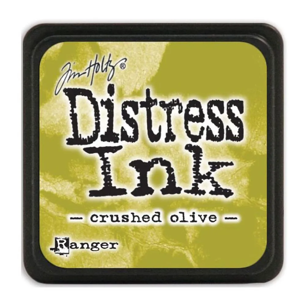 Crushed Olive - Mini Distress ink pad