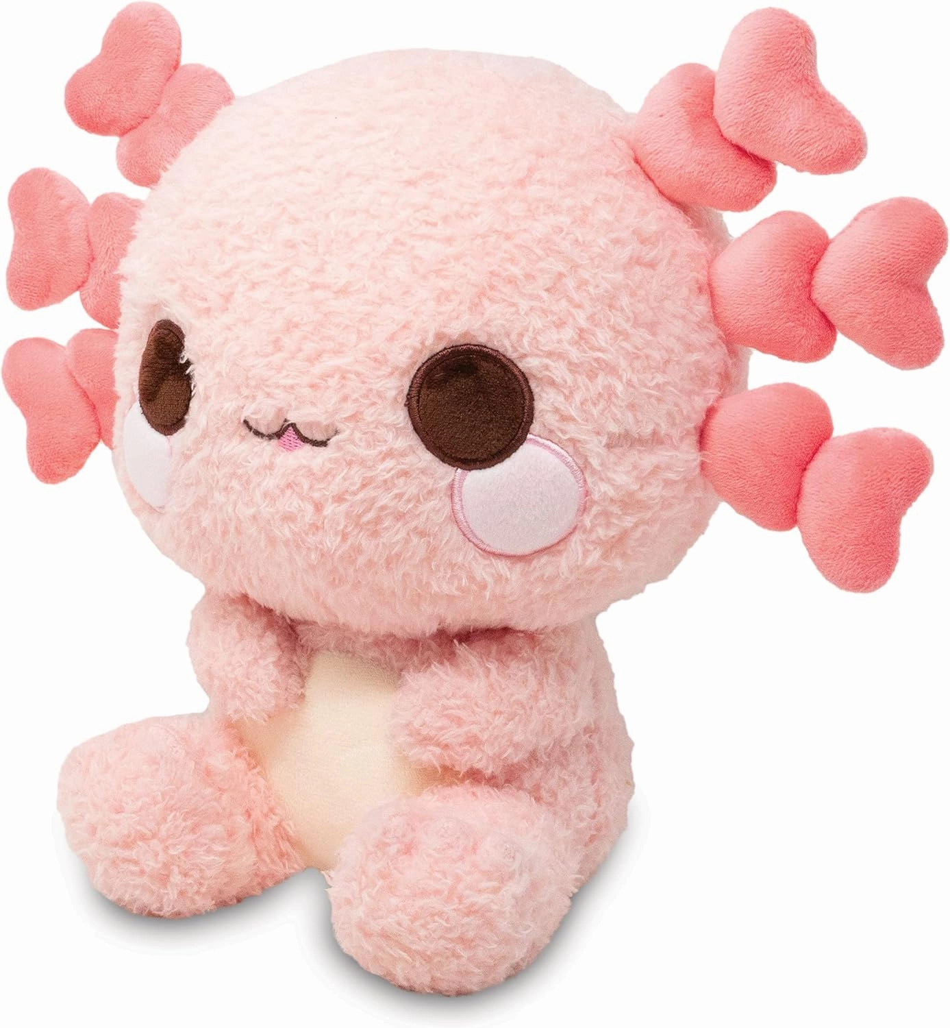 Cuddle Barn PlushGoals - Lottie The Lovely Axolotl | Super Soft Cute Kawaii Collectible Stuffed Animal Plush Toy, 9 inches