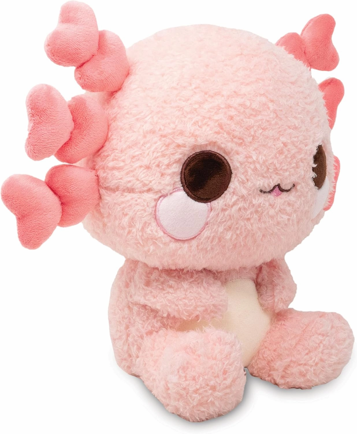 Cuddle Barn PlushGoals - Lottie The Lovely Axolotl | Super Soft Cute Kawaii Collectible Stuffed Animal Plush Toy, 9 inches