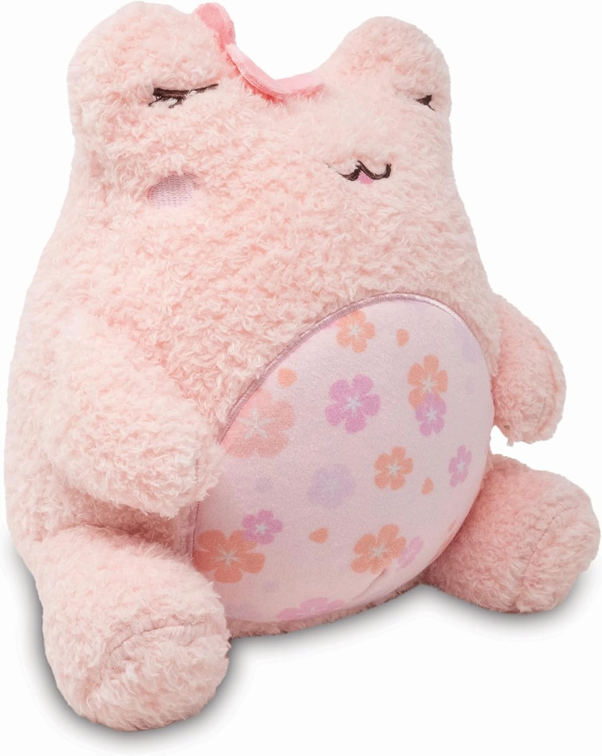 Cuddle Barn PlushGoals - Sakura Wawa | Super Soft Cute Kawaii Froggie Dressed As Cherry Blossom Collectible Stuffed Animal Plush Toy, 9 inches