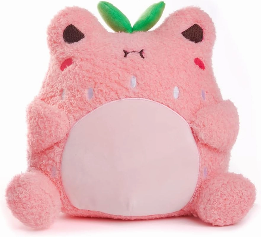 Cuddle Barn PlushGoals - Strawberry Wawa Super Soft Cute Kawaii Froggie Dressed As Fruit Collectible Stuffed Animal Plush Toy, 9 inches