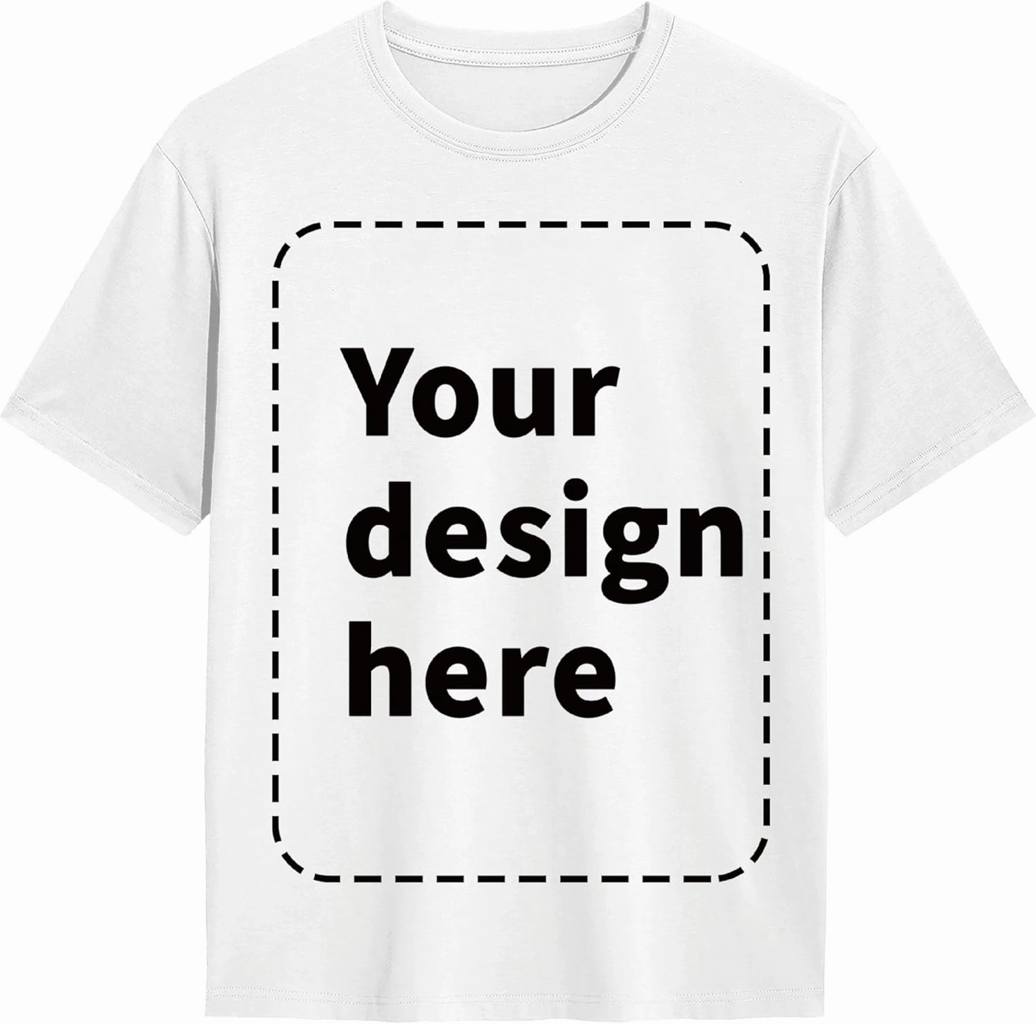 Custom T-Shirt Design Personalized Text Photo Image Logo Skull Skeleton T Shirt for Men & Women Cotton