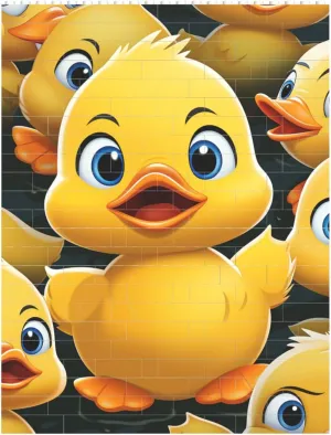 Cute Duck Animal Building Block Puzzle Personalized Building Bricks for Adults Square Shaped Block Puzzle Building Brick Block Puzzles Valentine's Day Gifts for Home Decor Brick Puzzle