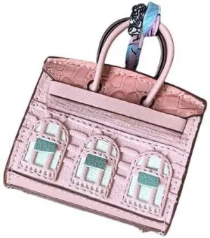 Cute Keychains for Women Car Accessories Preppy Stuff Purse Charms for Handbags Vegan Leather Bag Charms