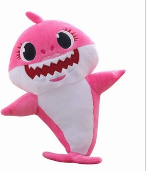Cute Stuffed Animal Shark, Shark Stuffed Doll is The Children's Companion (Pink.)