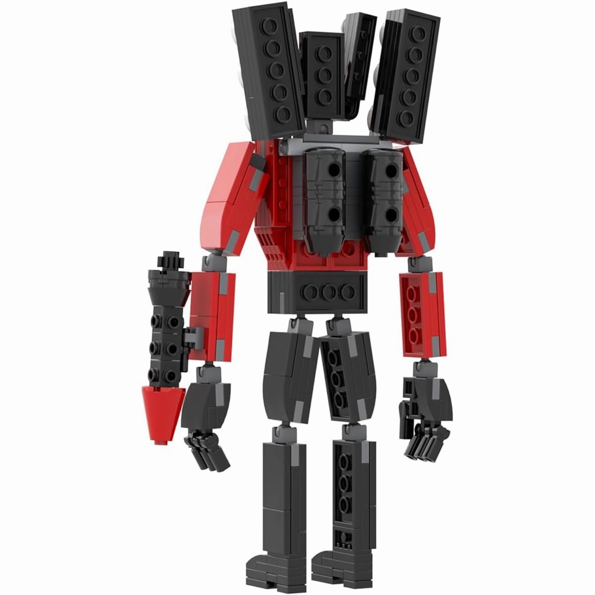 CYSNATU Skibidi Funny Toilet Man Figure Building Set Titan Speaker Man BossTV Man Cameraman Woofer Man Creative Cute Building Blocks Kids Kit Gift for Kids (241 Pieces) ST-2730-65