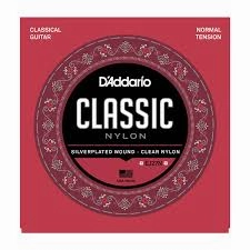 D'ADDARIO EJ27N CLASSIC NYLON SILVER PLATED NORMAL