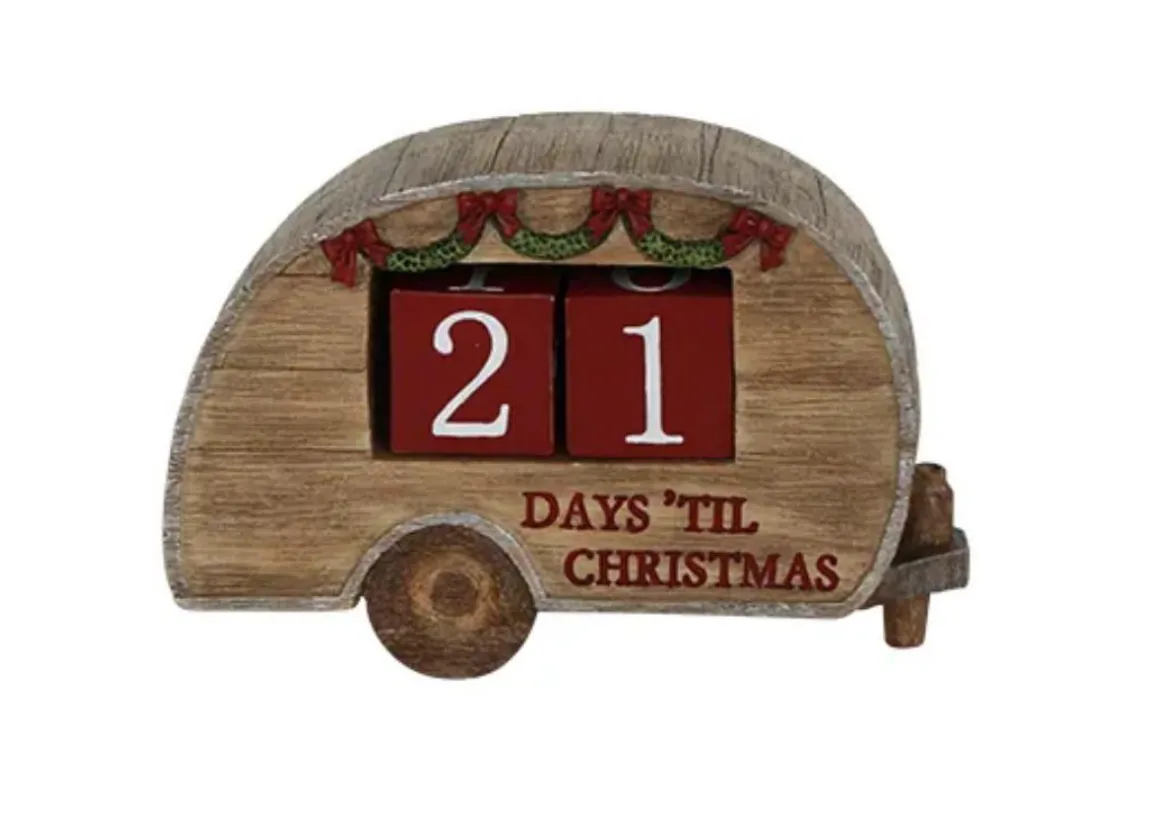 Days 'Til Christmas Caravan Advent Calender