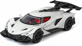 Decorative Car Model 1:32 for IE Alloy Proportional Sport Car Model Industrial Style Decoration Perfect for Gifting(White)