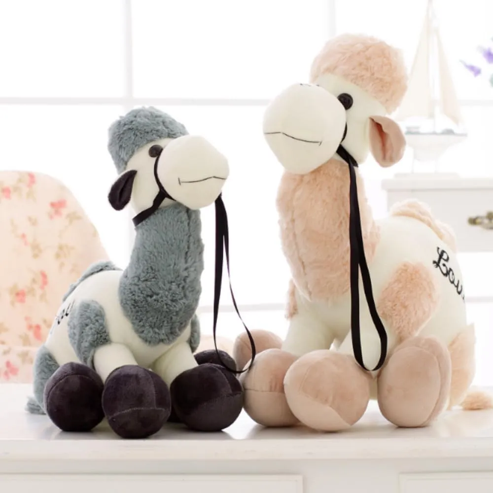 Desert Camel Simulation Plush Toy, Best Gift for Christmas, Valentine's Day, Birthday Party. 1 pcs (Purple 12 inches)