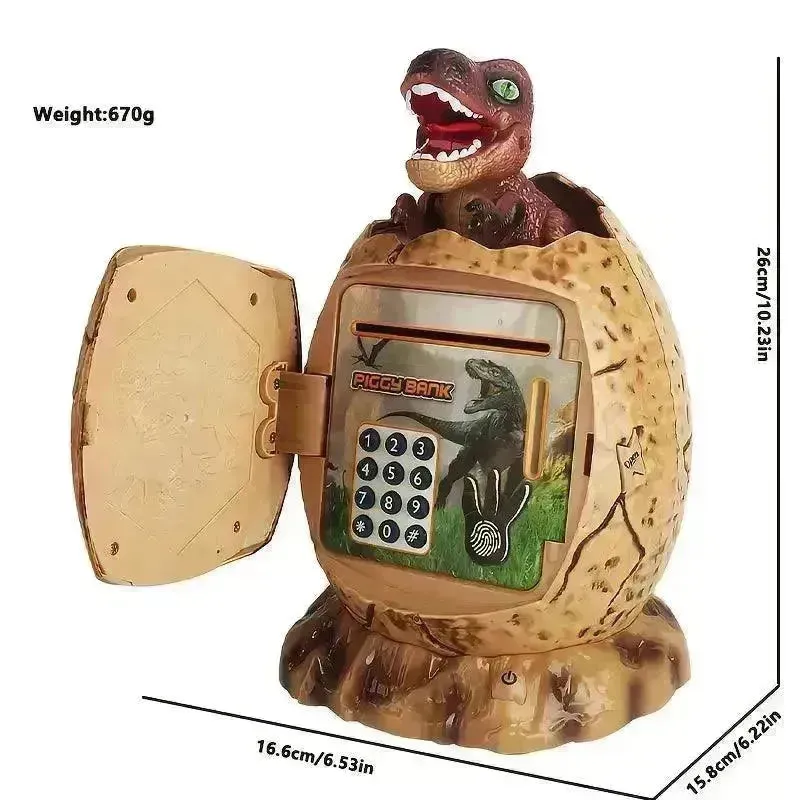 Dino ATM Savings Piggy Bank