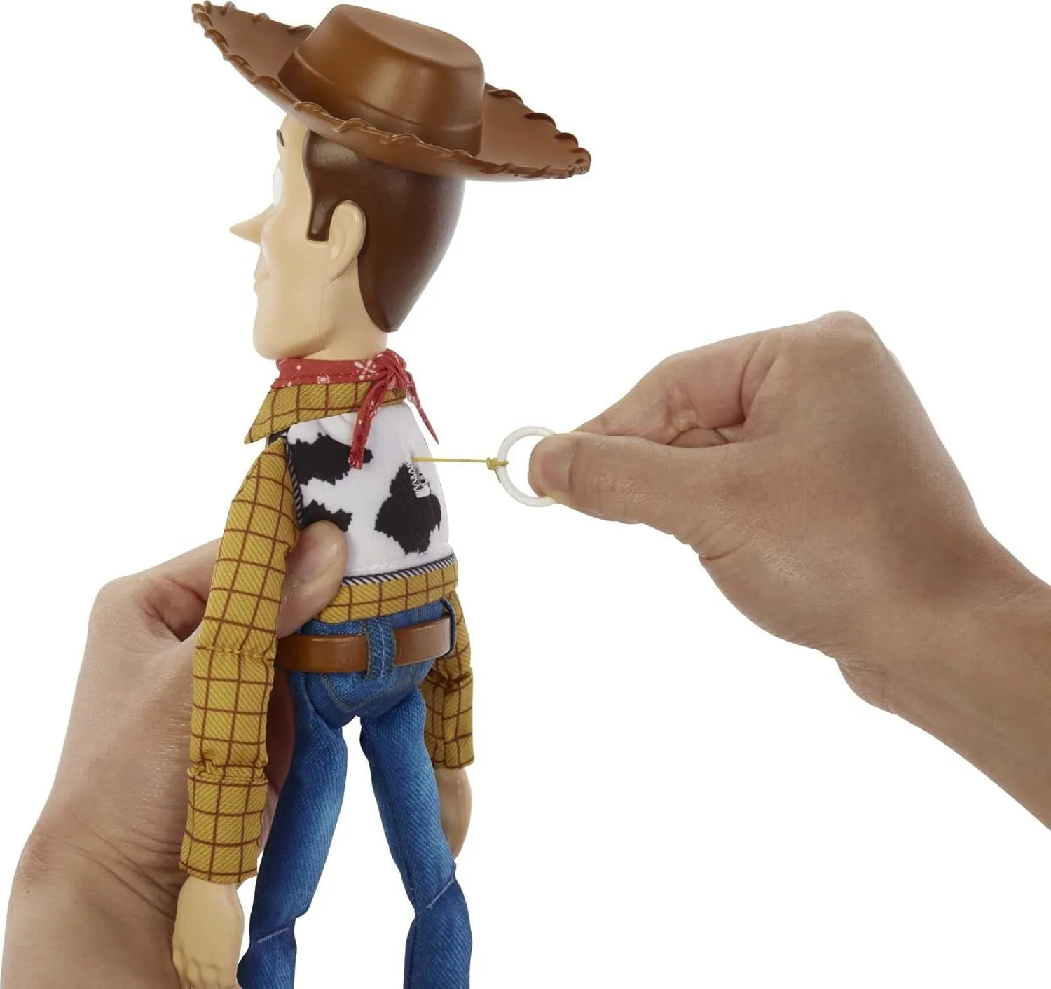 Disney Pixar Toy Story Talking Woody Action Figure & Accessory, Roundup Fun 12-Inch Collectible with 30  Sounds & Phrases